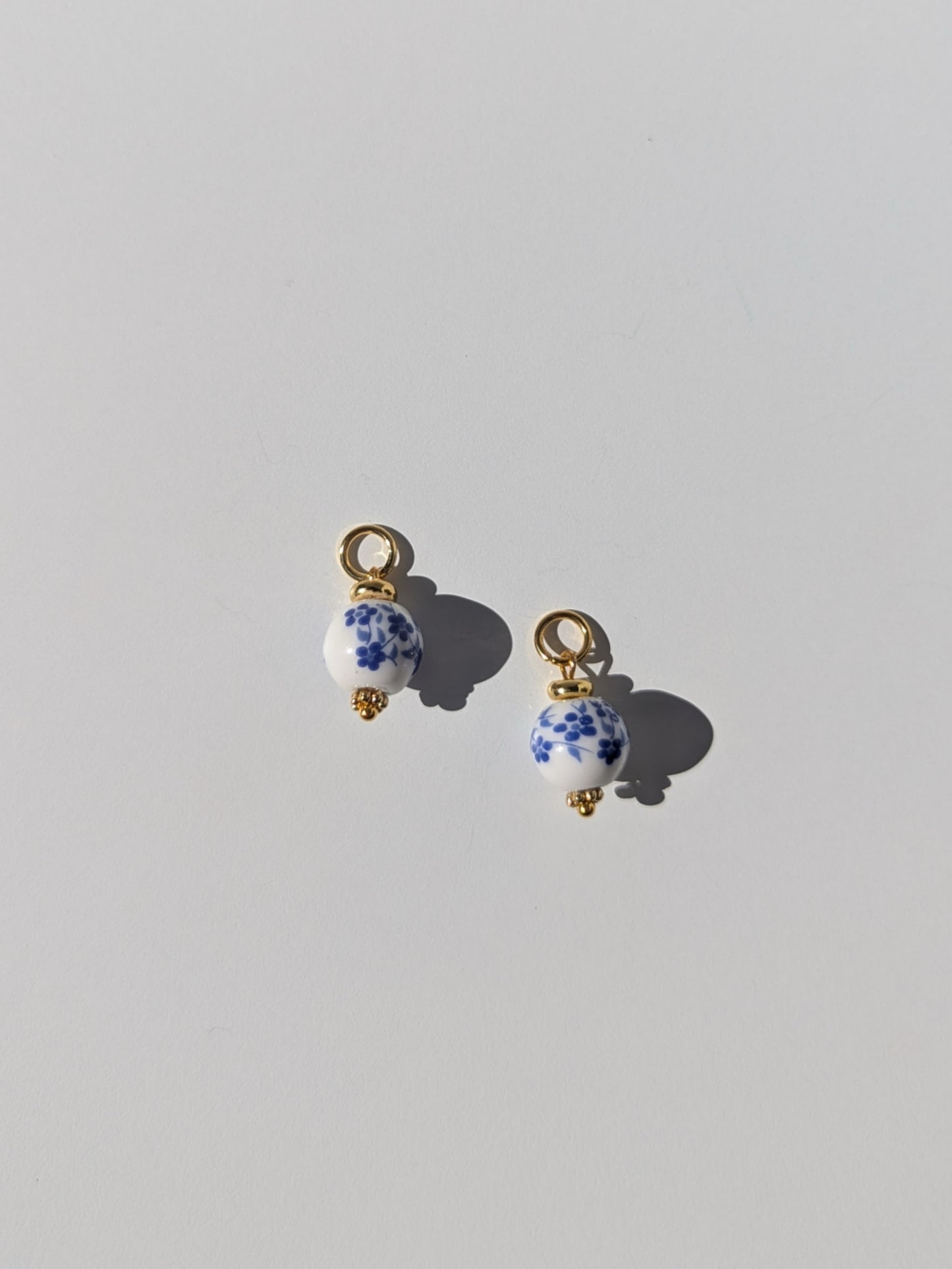 Cherry Blossom Charm Pair