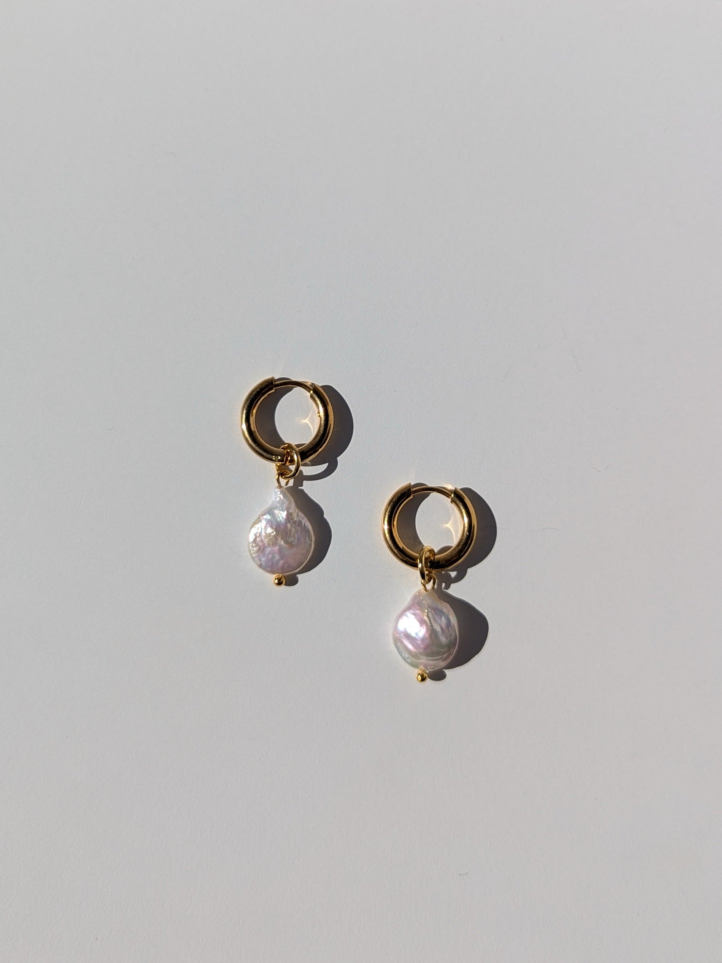 Baroque Pearl Charm Pair
