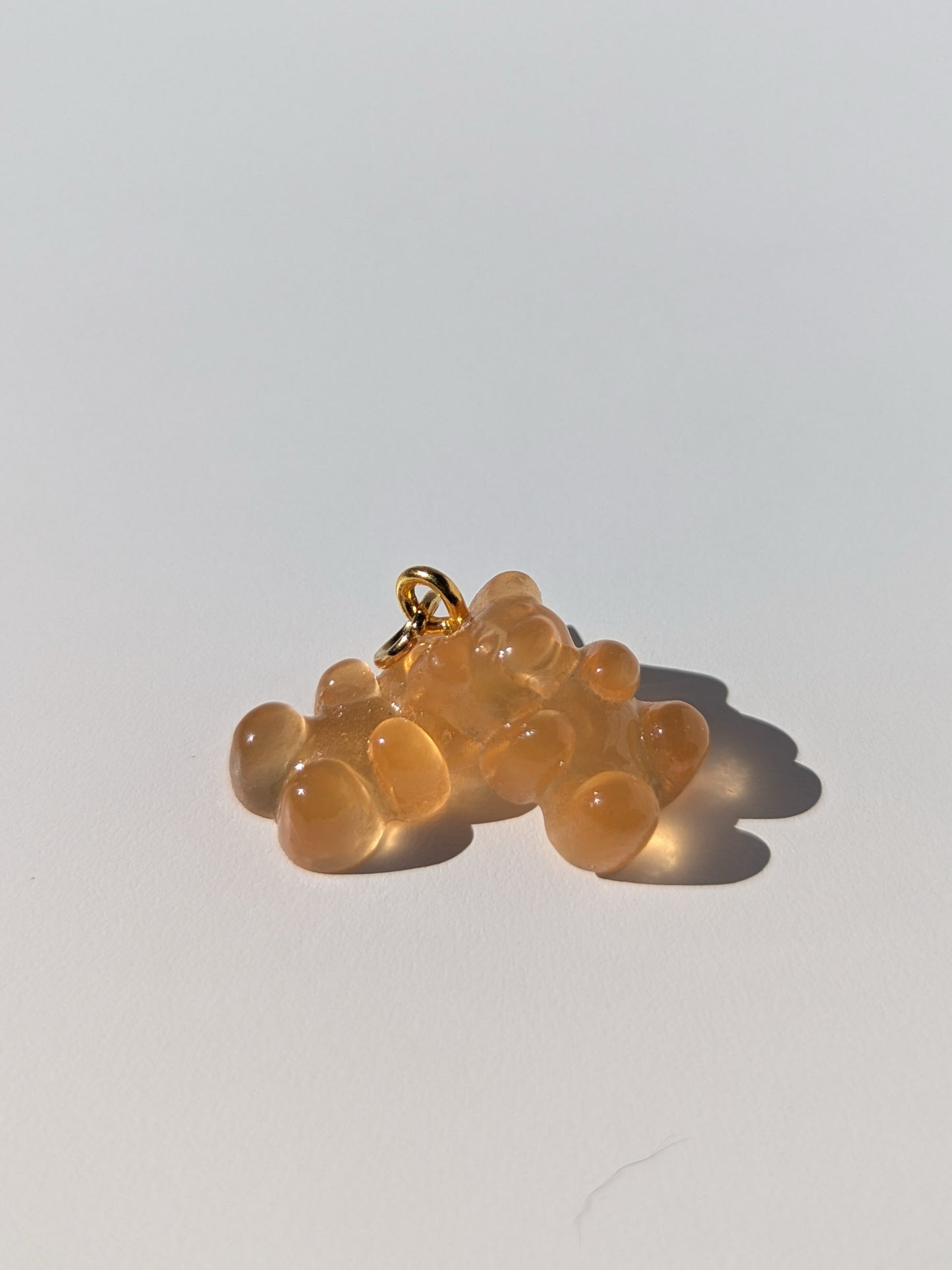Yummy Gummy Bear Charm Pair - Tangerine