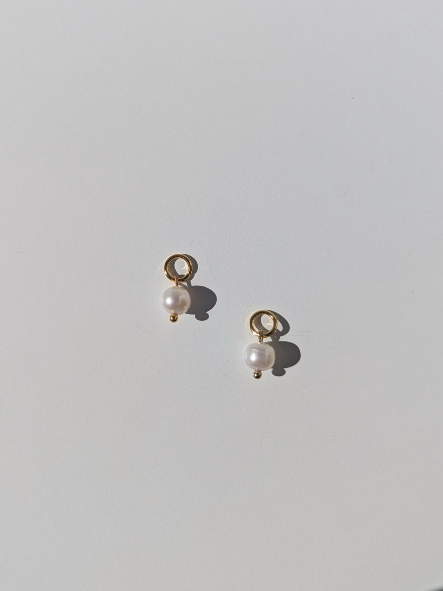 Pearl Charm Pair - 6mm