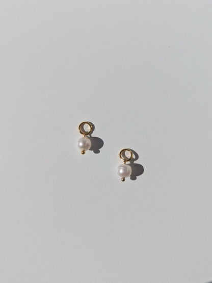 Pearl Charm Pair - 6mm