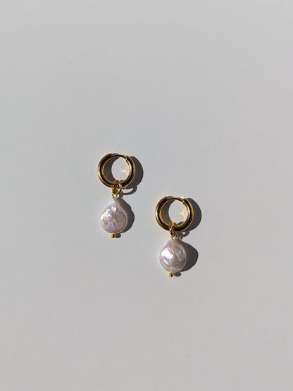 Baroque Pearl Charm Pair