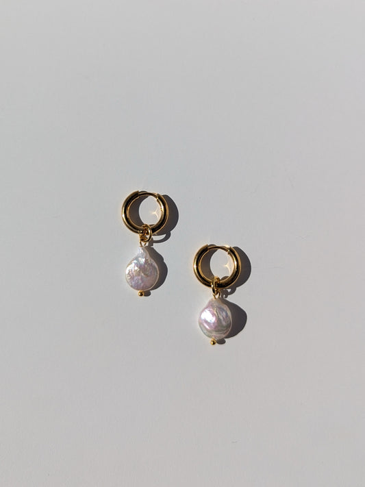Baroque Pearl Charm Pair