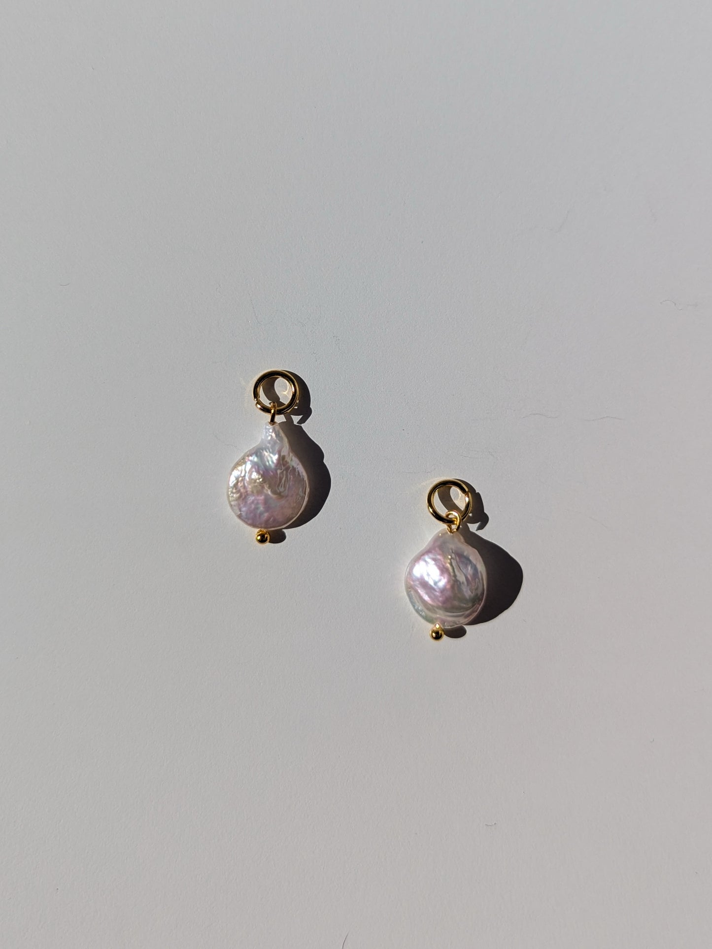Baroque Pearl Charm Pair
