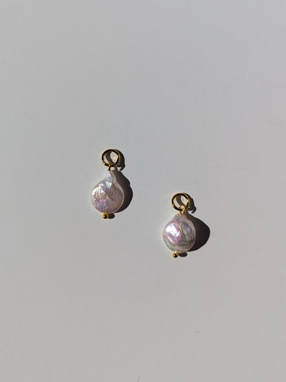 Baroque Pearl Charm Pair