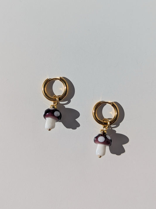 Single Mushroom Charm - Purple Haze